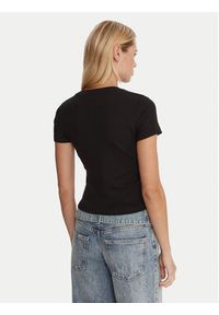 Hugo - HUGO T-Shirt Dannecy 50549392 Czarny Regular Fit. Kolor: czarny. Materiał: bawełna #5