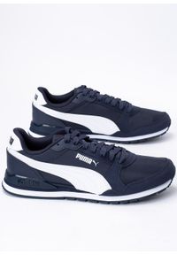 Sneakersy męskie granatowe Puma St Runner V3 NL. Kolor: niebieski. Materiał: guma, materiał, syntetyk #1