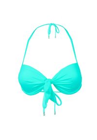 CAHA CAPO DUBAI - Turkusowy top od bikini Maria. Kolor: niebieski. Materiał: materiał