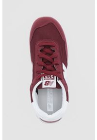 New Balance Buty dziecięce GC515HG1 kolor brązowy. Nosek buta: okrągły. Zapięcie: sznurówki. Kolor: czerwony. Materiał: guma #2