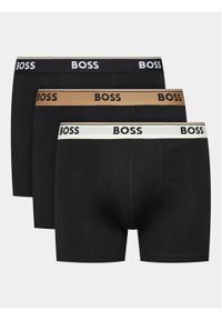 BOSS - Boss Komplet 3 par bokserek 50517828 Czarny. Kolor: czarny. Materiał: bawełna