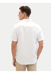 Tom Tailor Koszula 1042351 Biały Regular Fit. Kolor: biały. Materiał: bawełna #3