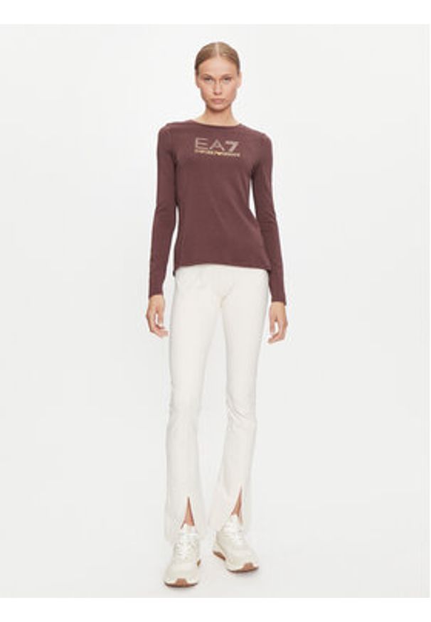 EA7 Emporio Armani Spodnie materiałowe 6DTP73 TJQFZ Écru Regular Fit. Materiał: bawełna