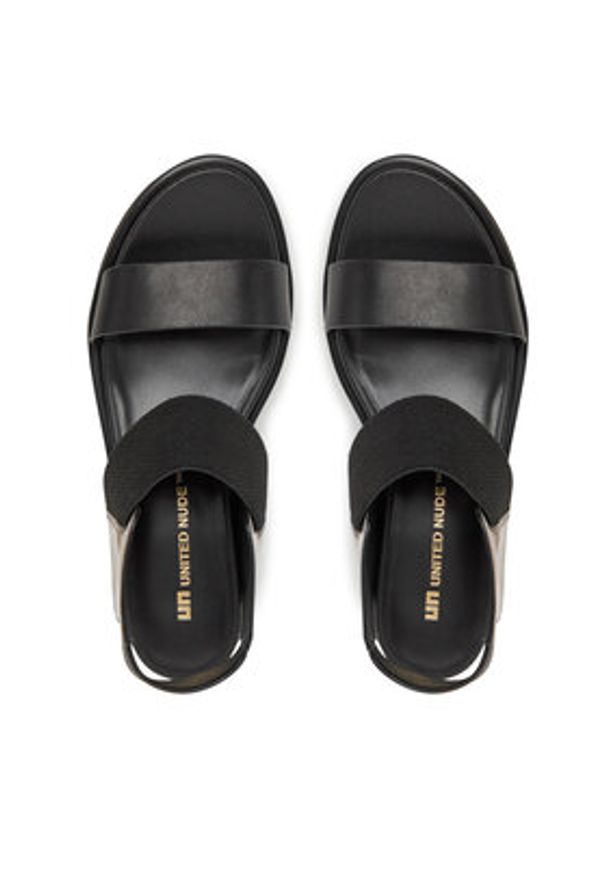 United Nude Sandały Rico Sandal 1030485913 Czarny. Kolor: czarny. Materiał: skóra