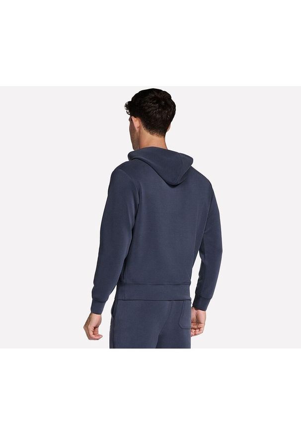 skechers - Bluza z kapturem Skechers SKECHCLOUD Elevate Hoodie, Mężczyźni. Typ kołnierza: kaptur. Kolor: niebieski. Materiał: materiał, poliester