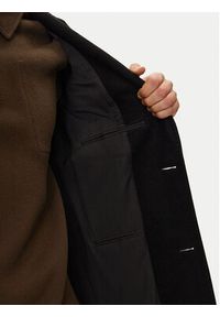 AMI PARIS Płaszcz wełniany HCO010.WV0049 Czarny Regular Fit. Kolor: czarny. Materiał: wełna #3