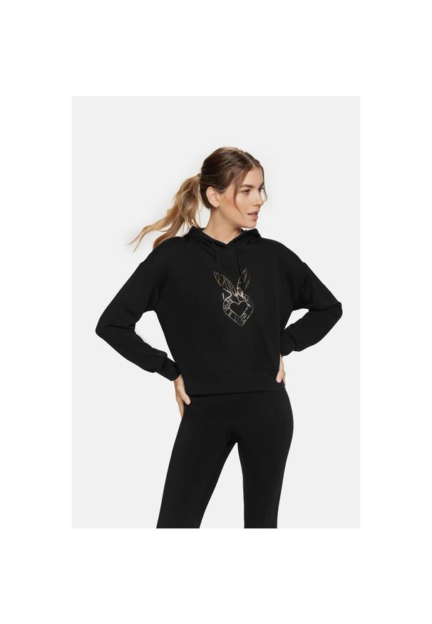 Cardio Bunny - Bluza sportowa Cardiobunny Freeze z kapturem. Typ kołnierza: kaptur. Kolor: czarny
