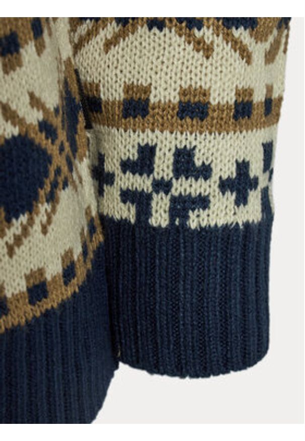 Blend Sweter 20715865 Kolorowy Regular Fit. Materiał: syntetyk. Wzór: kolorowy