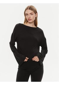 Gina Tricot Bluzka 22672 Czarny Regular Fit. Kolor: czarny. Materiał: wiskoza #1