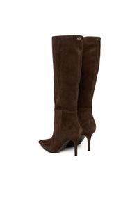 Guess Kozaki FLFGRS SUE11 Brązowy. Kolor: brązowy. Materiał: skóra, zamsz #4