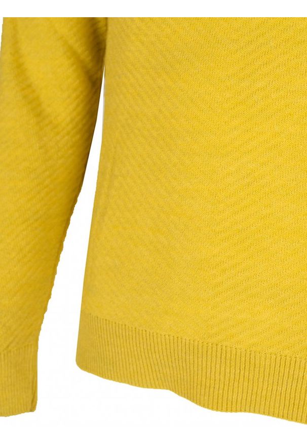 Xagon Man Sweter "C-Neck" | A21081 J1 1215 | Mężczyzna | Żółty. Okazja: na co dzień. Typ kołnierza: golf. Kolor: żółty. Materiał: wełna, wiskoza, akryl. Styl: casual