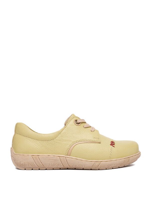 Go Soft Półbuty CEO-WI23-COMFORT-01 Żółty. Kolor: żółty. Materiał: skóra