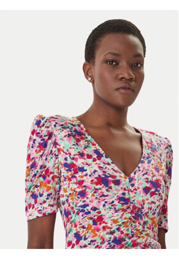 Morgan Sukienka letnia 261-ROLITA Kolorowy Slim Fit. Materiał: syntetyk. Wzór: kolorowy. Sezon: lato