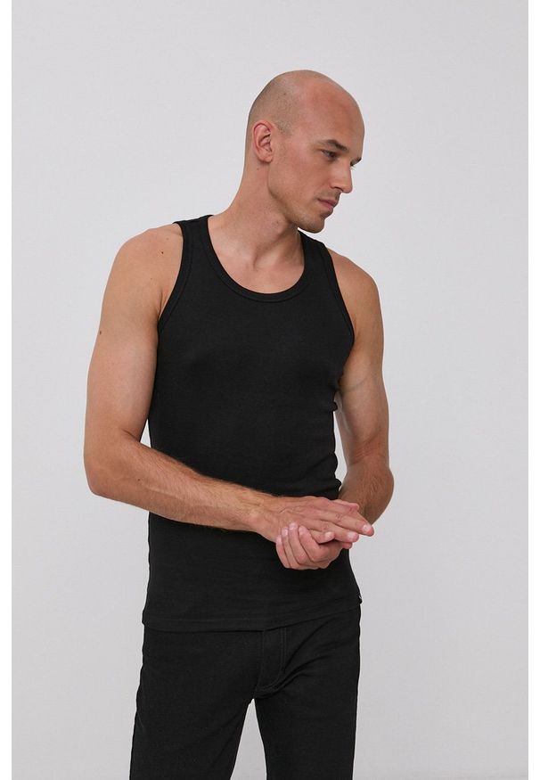 Puma T-shirt bawełniany (2-pack) 935018 kolor czarny. Okazja: na co dzień. Kolor: czarny. Materiał: bawełna. Styl: casual