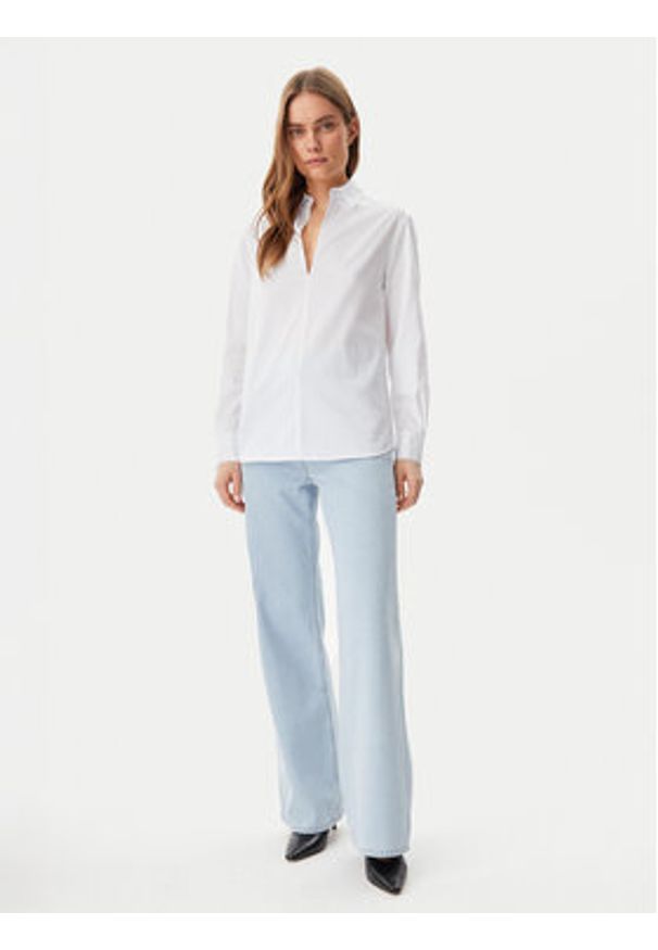 Calvin Klein Koszula K20K208378 Biały Regular Fit. Kolor: biały. Materiał: bawełna