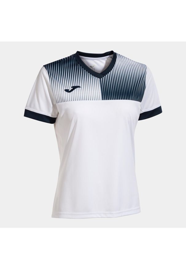 Damski jersey Joma Eco Supernova. Kolor: niebieski, biały, wielokolorowy. Materiał: jersey. Sport: piłka nożna