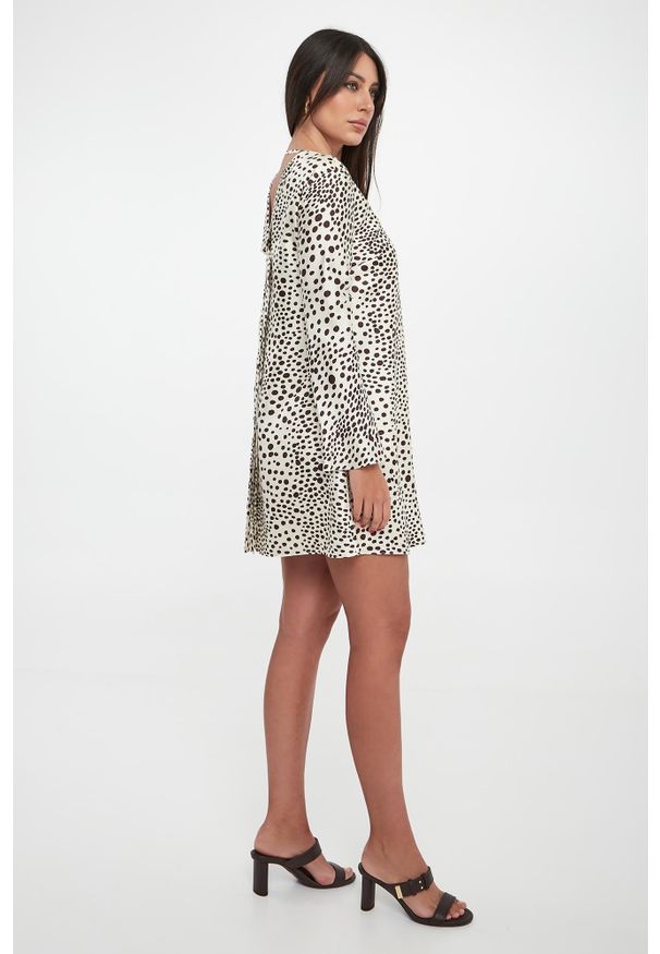 Marella - Sukienka jedwabna ze wzorem MLLSAMBA MARELLA. Materiał: jedwab