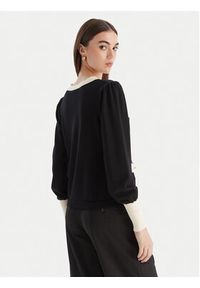 Luisa Spagnoli Sweter Maluma 100211 Czarny Regular Fit. Kolor: czarny. Materiał: wełna #5