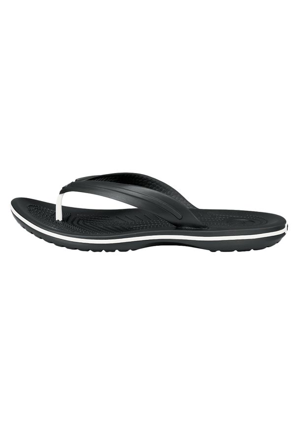 Japonki unisex Crocs Crocband Flip. Kolor: czarny. Materiał: materiał, syntetyk