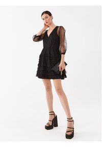 TwinSet - TWINSET Sukienka koktajlowa 232TP2641 Czarny Regular Fit. Kolor: czarny. Materiał: syntetyk. Styl: wizytowy #2