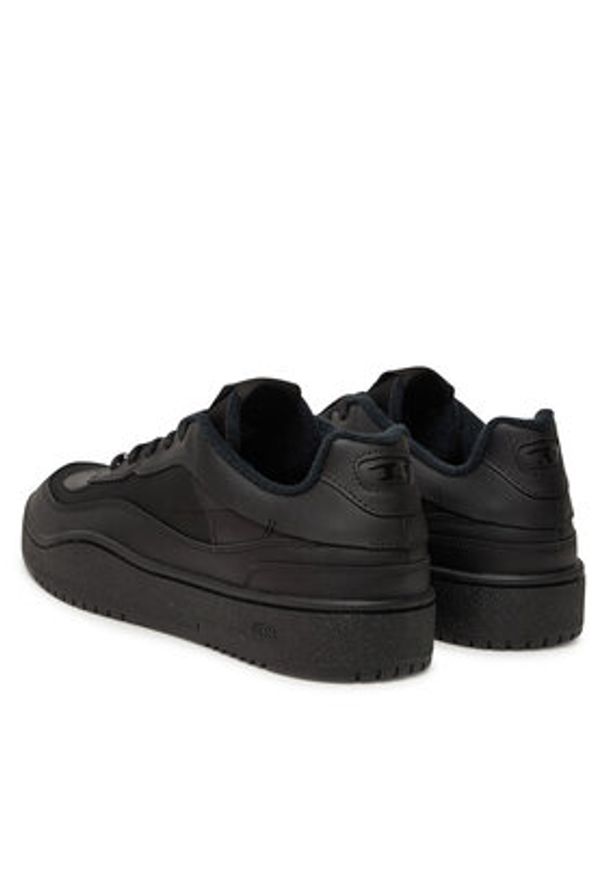 Diesel Sneakersy S-Oval Skate Low Y03511P8123 T8013 Czarny. Kolor: czarny. Materiał: skóra. Sport: skateboard