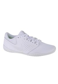 Buty do chodzenia damskie Nike Cheer Sideline IV. Zapięcie: sznurówki. Kolor: biały. Materiał: materiał, syntetyk. Szerokość cholewki: normalna. Sport: turystyka piesza