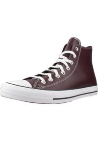 Tenisówki Converse Model Chuck Taylor All Star Faux Leather Kolor Bordeaux. Kolor: czerwony. Materiał: syntetyk, tkanina