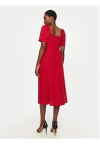 GAP - Gap Sukienka codzienna 646168-00 Czerwony Slim Fit. Okazja: na co dzień. Kolor: czerwony. Materiał: wiskoza. Typ sukienki: proste. Styl: casual #3