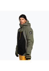 Kurtka snowboardowa męska Quiksilver Mission Plus. Kolor: czarny. Sport: snowboard