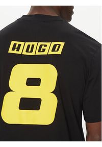 Hugo - HUGO T-Shirt Nebulop 50541252 Czarny Regular Fit. Kolor: czarny. Materiał: bawełna #3