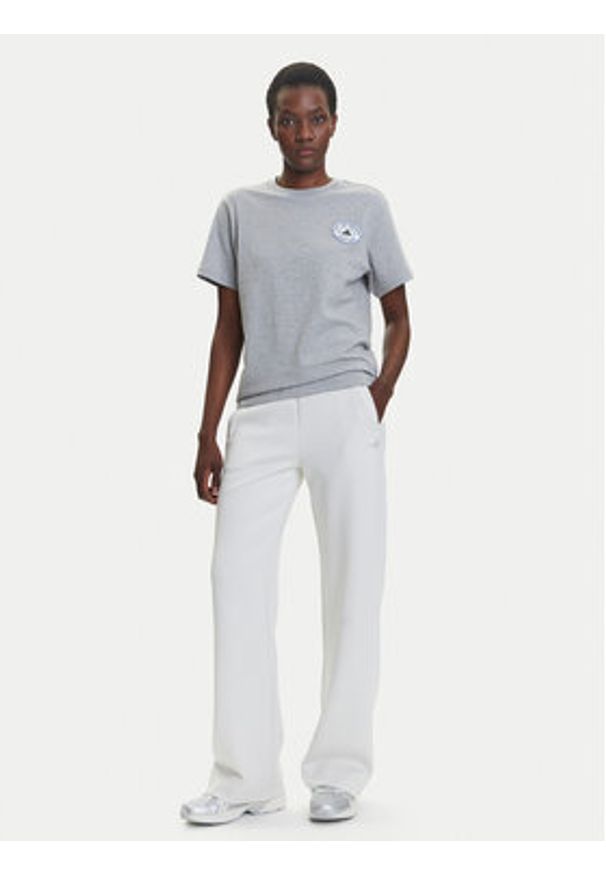 Adidas - adidas T-Shirt Farmers Market Graphic KB2486 Szary Regular Fit. Kolor: szary. Materiał: bawełna