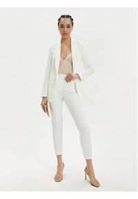 Kontatto Marynarka CO900 Biały Regular Fit. Kolor: biały. Materiał: syntetyk #2