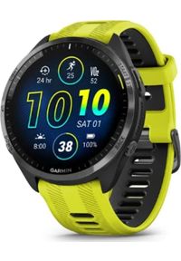 GARMIN - Zegarek sportowy Garmin Garmin Forerunner 965 3,56 cm (1.4") AMOLED 47 mm Cyfrowy 454 x 454 px Ekran dotykowy Żółty Wi-Fi GPS. Rodzaj zegarka: cyfrowe. Kolor: żółty. Styl: sportowy