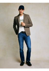 Big-Star - Koszulka męska z nadrukiem biała Keren 100. Okazja: na co dzień. Kolor: biały. Materiał: dzianina, bawełna, jeans, materiał. Wzór: nadruk. Styl: casual, klasyczny, sportowy #4