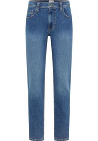Męskie Spodnie Jeansowe Mustang Style Washington Straight Denim Blue 1016814 5000 582