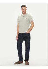 AMI PARIS - AMI Paris Polo BFUPL001.760 Szary Regular Fit. Typ kołnierza: polo. Kolor: szary. Materiał: bawełna #5