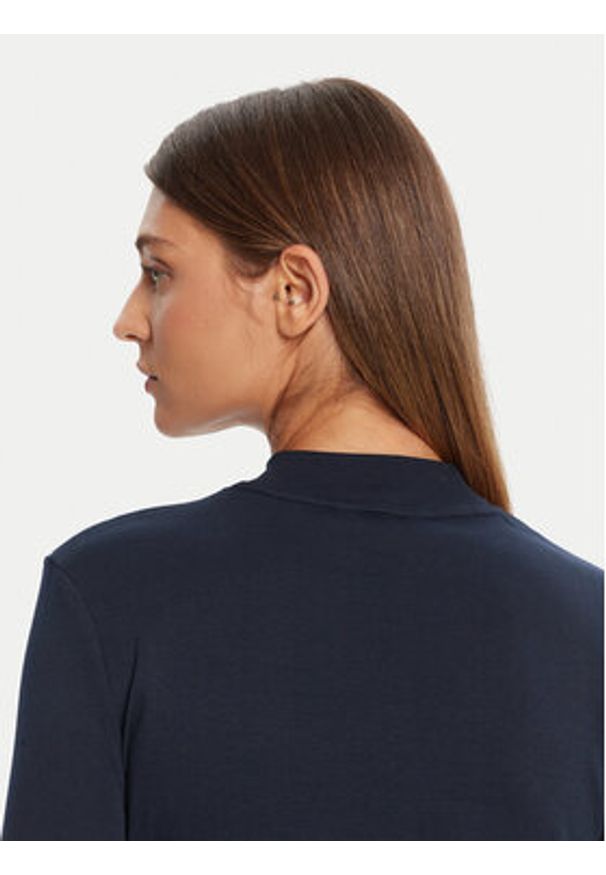 TOMMY HILFIGER - Tommy Hilfiger Sweter Cody WW0WW47307 Granatowy Slim Fit. Kolor: niebieski. Materiał: bawełna