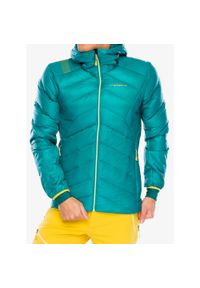 LA SPORTIVA - Kurtka puchowa męska La Sportiva Aiguille Down Jacket. Kolor: zielony. Materiał: syntetyk, puch