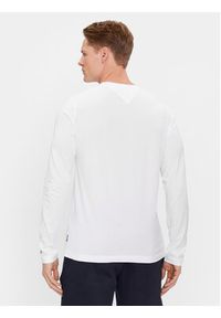 TOMMY HILFIGER - Tommy Hilfiger Longsleeve Arch Varsity MW0MW34252 Biały Regular Fit. Kolor: biały. Materiał: bawełna. Długość rękawa: długi rękaw #5