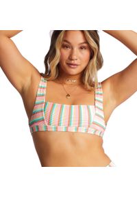Góra od stroju kąpielowego Billabong Island Glow Tanlines Tank. Kolor: wielokolorowy