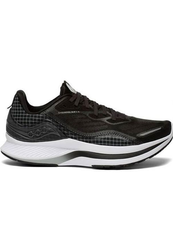 Buty do biegania męskie Saucony Endorphin Shift 2. Zapięcie: sznurówki. Kolor: czarny. Materiał: syntetyk, materiał. Szerokość cholewki: normalna