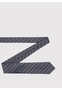 Pako Lorente - PAKO LORENTE – Brązowy krawat męski. Kolor: brązowy. Materiał: poliester. Wzór: geometria #2