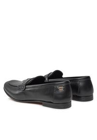 TOMMY HILFIGER - Tommy Hilfiger Lordsy Essential Leather Loafer FW0FW07769 Czarny. Kolor: czarny. Materiał: skóra