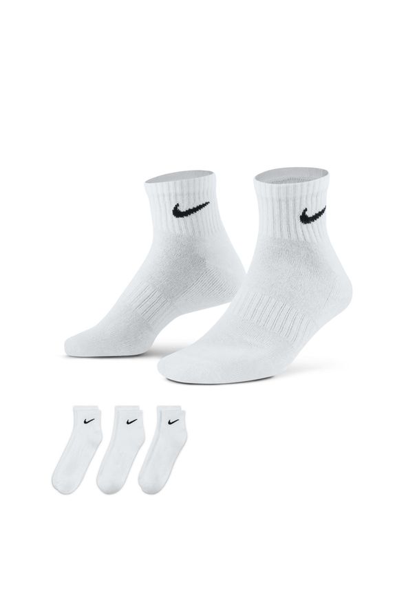 Nike - Skarpety Everyday Cushion Ankle 3 Pary. Kolor: biały. Sport: turystyka piesza