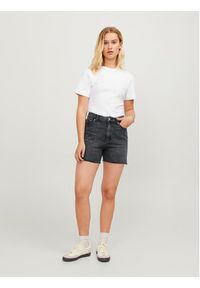 JJXX Szorty jeansowe 12227837 Szary Straight Fit. Kolor: szary. Materiał: bawełna