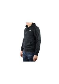 Kappa Vend Hooded, męska bluza. Kolor: czarny. Materiał: poliester, bawełna. Sport: bieganie, fitness