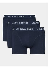 Jack & Jones - Jack&Jones Komplet 3 par bokserek 12171946 Granatowy. Kolor: niebieski. Materiał: bawełna #1