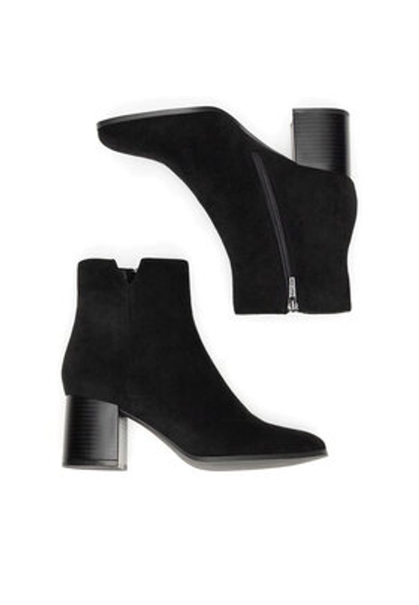 Jenny Fairy Botki WYL2719-3 Czarny. Kolor: czarny. Materiał: materiał