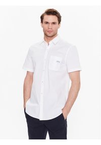 Guess Koszula M3GH64 W8BX1 Biały Slim Fit. Kolor: biały. Materiał: bawełna #1