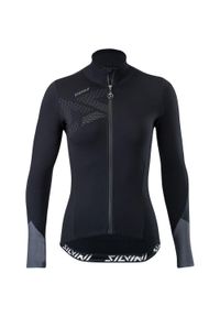 Silvini - Koszulka damska SILVINI long sleeve jersey Calvana WD1618. Kolor: brązowy, zielony, czarny, wielokolorowy. Materiał: jersey. Długość rękawa: długi rękaw